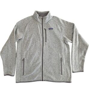 Patagonia Better Sweater Mens XL Gray Full Zip Fleece Jacket Style 25528